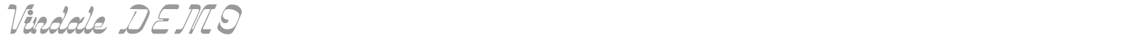 Vindale font preview